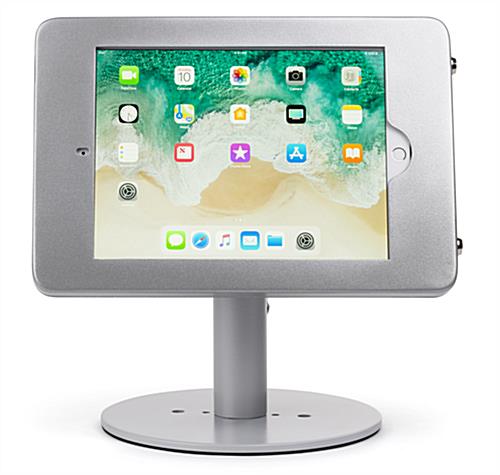 Countertop iPad Pro Tablet Holder | Silver, Height Adjustable