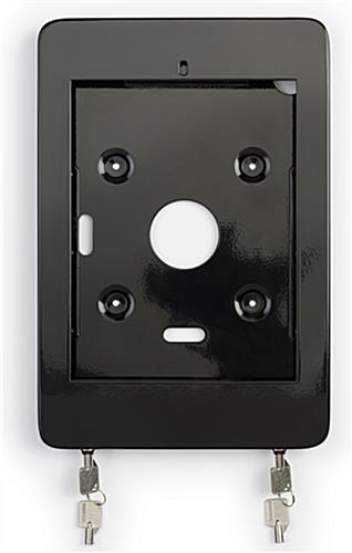 Wall mount iPad Pro POS kiosk with two key sets