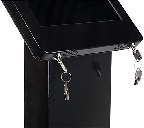 Locking iPad Pro Enclosure Kiosk