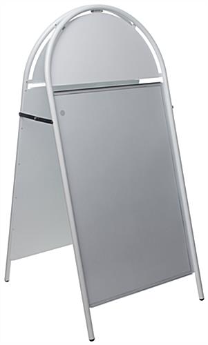 24 x 36 Metal A-Boards | White Finish With Iron On Header