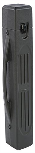 Banner Stand Case has Two Locking Hatches