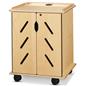 Laptop & Tablet Storage Cart with Locking Casters