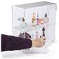 Recycled Acrylic Countertop display cases with 16.9 inch width
