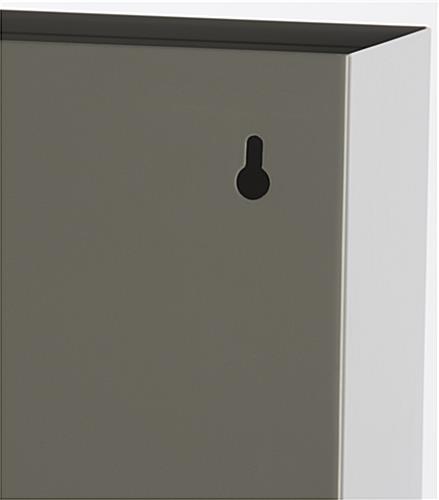 Vertical File Organizer with Wall Mount Keyhole