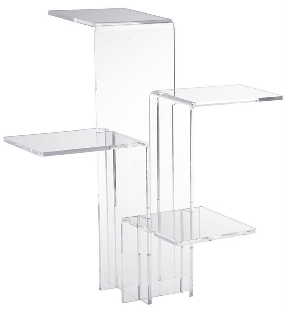 Plastic Risers Display Stand Pedestal *#4" x 4" x 4" Wholesale Clear Acrylic 