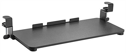 26.4 inch x 11.8 inch clamp-on sliding keyboard mount