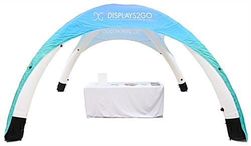 13' inflatable dome tent with full color graphics