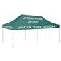 10 x 20 customized canopy for pop up tent with printing on all sides