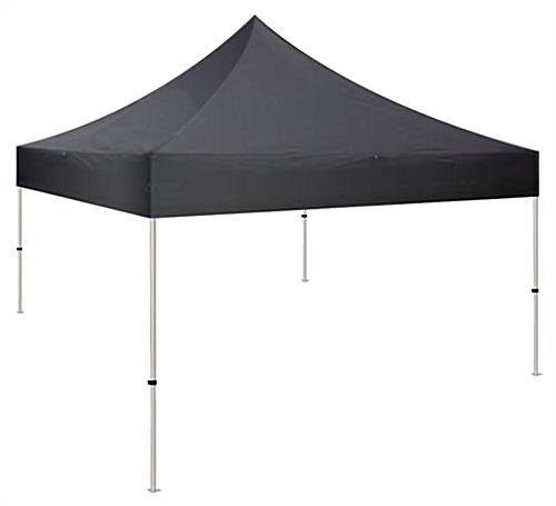 10x10 pop up canopy tent with black canopy and valance 