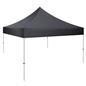 10x10 pop up canopy tent with black canopy and valance 