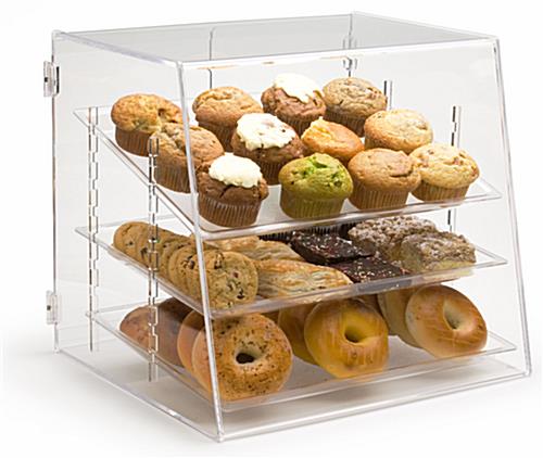 Pastry Bins - (3) Plastic Trays To Showcase Goods