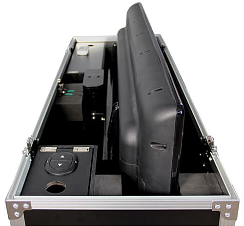 TV Flight Case with Tilt Indicator