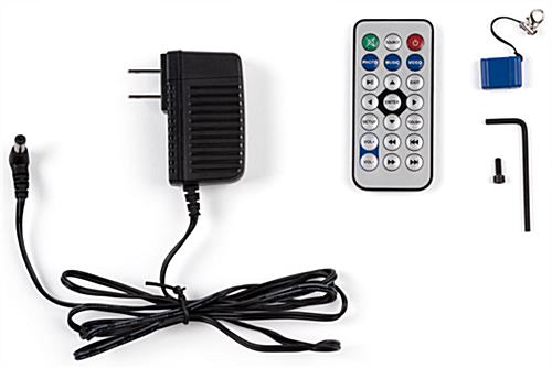 10.1” digital sign for DGMSHWL10BK with remote and hardware