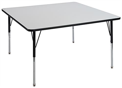 Square Whiteboard Table with 48" x 48" Top