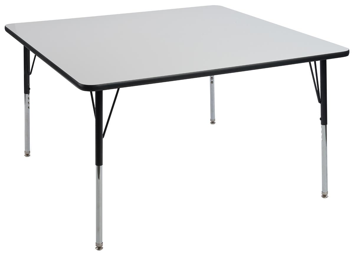 Square Whiteboard Table Height Adjustable