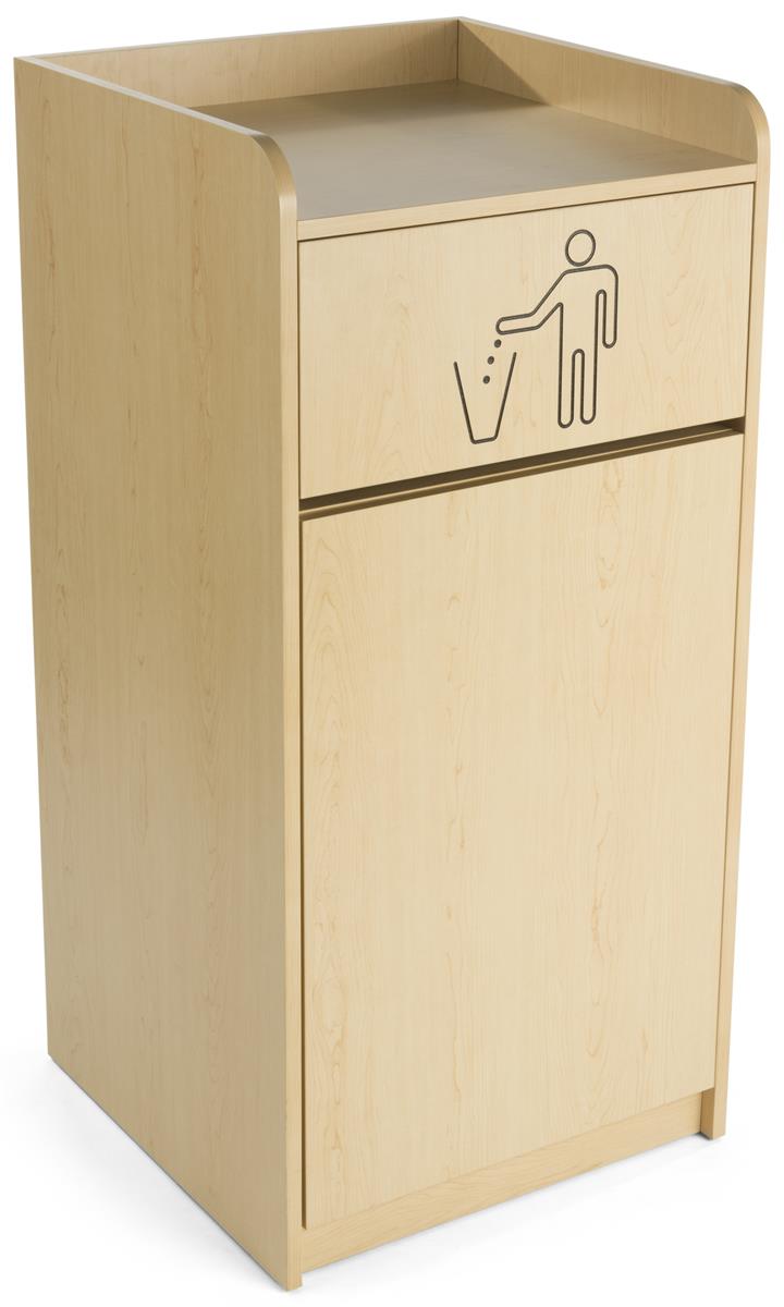 Wooden Tray Top Receptacle Engraved Graphic