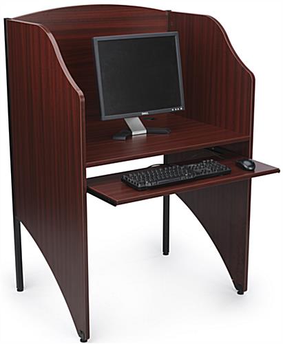 Office Carrel in Use
