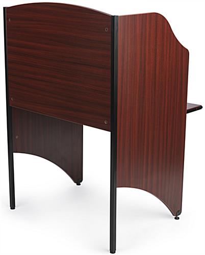 Back View of Office Carrel