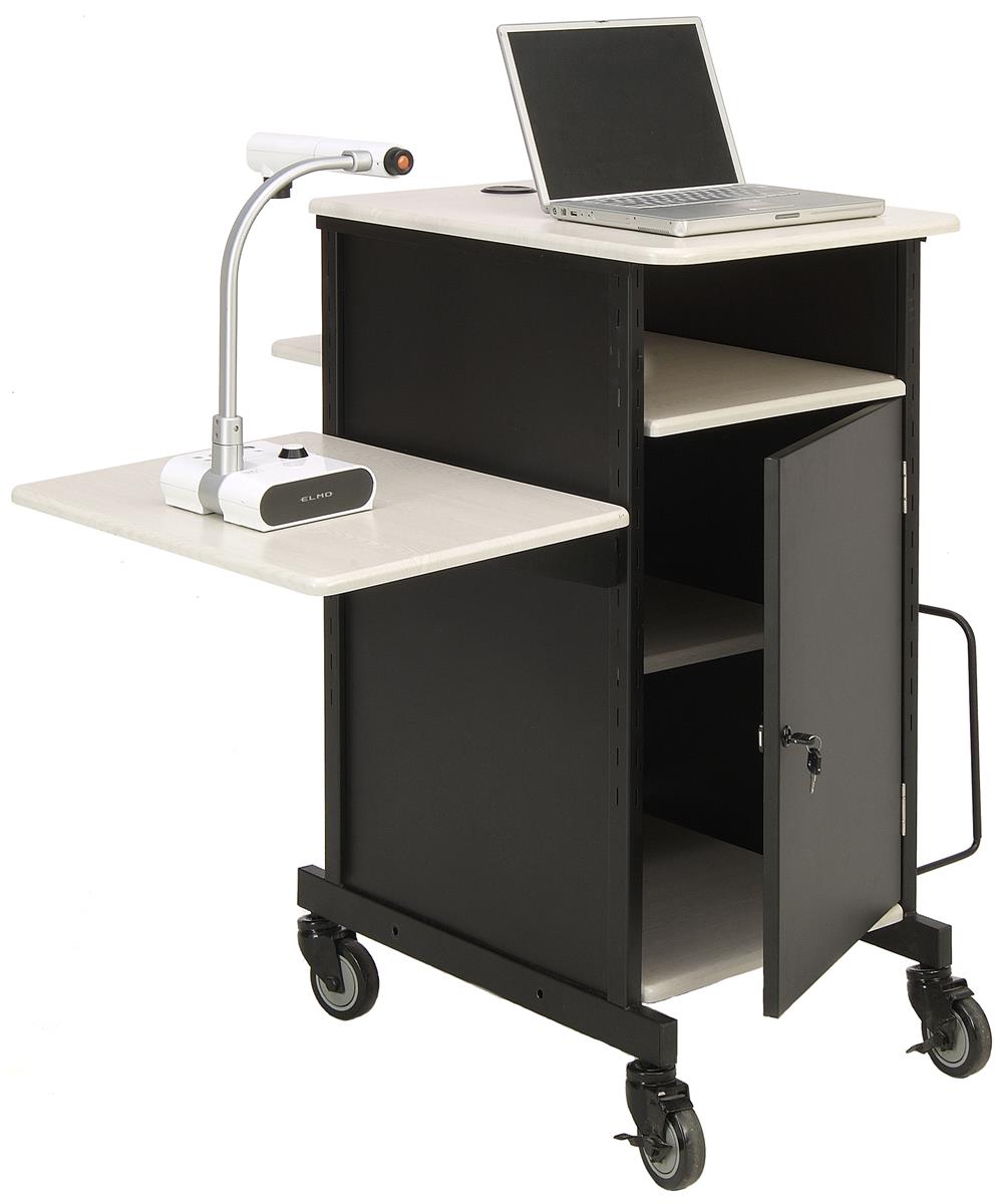 Locking Laptop Presentation Carts 