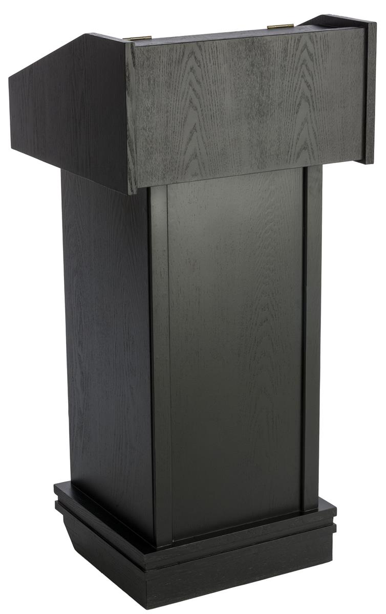 Wheeled Lectern With Enclosed Storage