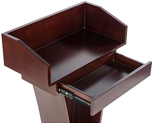 Sophisticated Hotel Podium can be Used in a Number of Locations