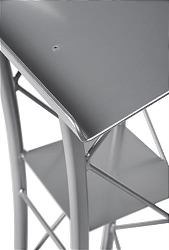 Truss lectern with 1 inch lip