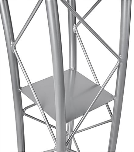 Truss lectern is lightweight and portable