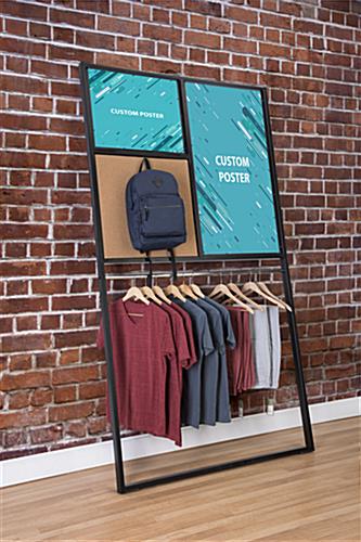 Modern Custom Leaning Wall Merchandise Display Rack