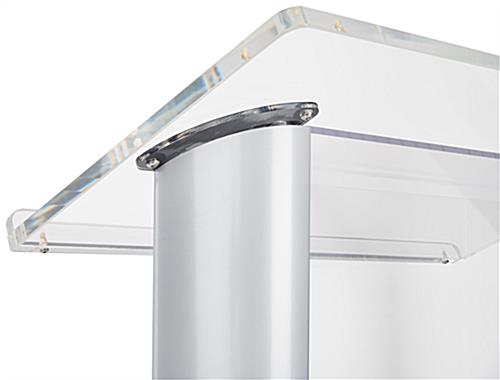 Contemporary Aluminum & Acrylic Podium