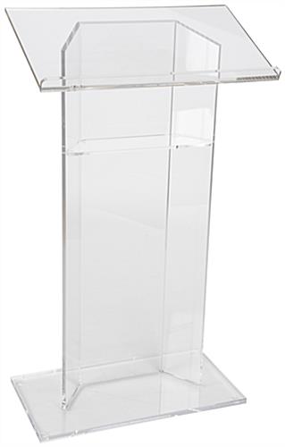 Acrylic Lectern, .75" Base Height