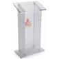 Branded Lectern Podium, Frosted