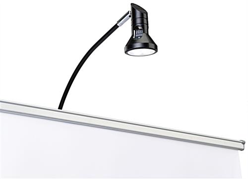 Curved spotlight with 5 watt LED light 