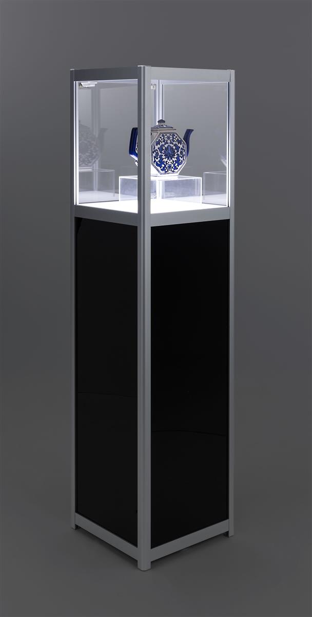 Panel Display Pedestal | Magnetic Press Closure
