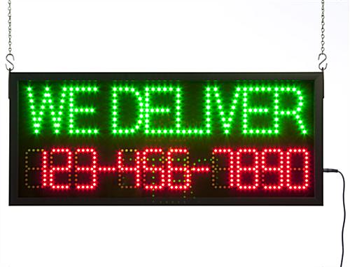 professional delivery LED sign