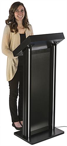 LED Lectern with 18.31" Drawer Width