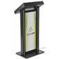 LED Podium with Graphic, MDF Material