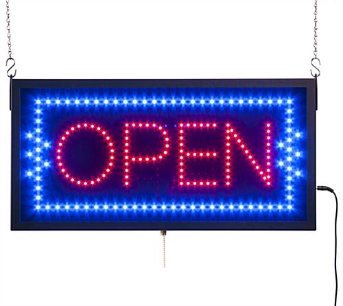 Bright Flashing Led Open Signs Window