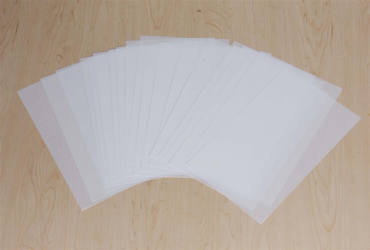 8-1/2" X 14" Frosted Film Paper - For Use With LED Menu Series