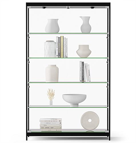 Modern LED Display Cabinet with Leveling Feet