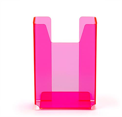 Pink Brochure Holder | For 4