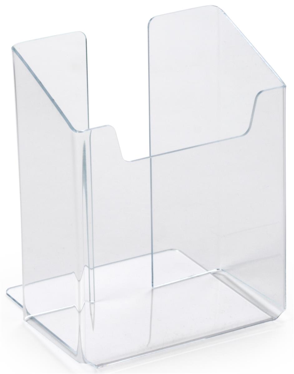 Pamphlet Holder Wall Mount or Countertop for 5.5”W Literature Clear Acrylic