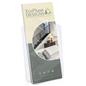Acrylic brochure holder for wall for literature display