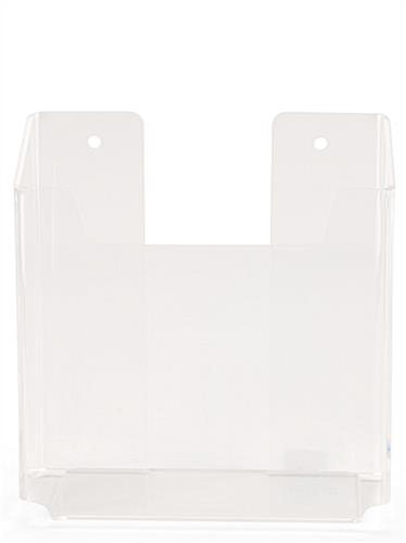 Table brochure holder with optional wall mount design