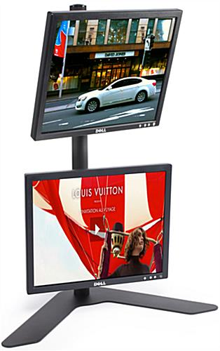 Dual Monitor Stand Can Mount Two 23" Displays!