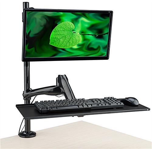Sit Stand Monitor Arm for 13" - 27" Screens