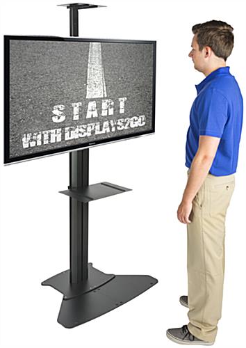 Heavy Duty Floor Standing TV Stand With Power Supply