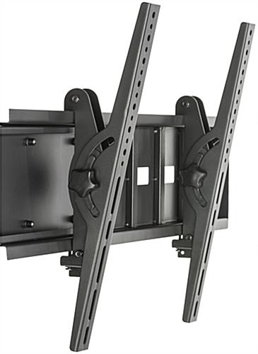 Dual Screen TV Stand With Power Distribution, 5° Upward Tilt