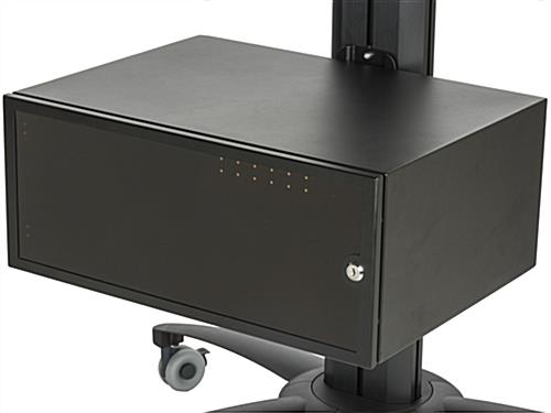 Dual Screen TV Stand With Power Distribution & Storage