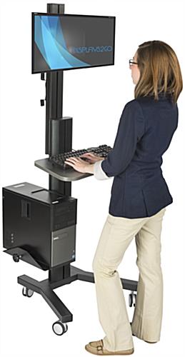 Stand Up Workstation for 10" - 24" Monitors