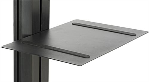 Ergonomic Computer Workstation With Shelf for Storage